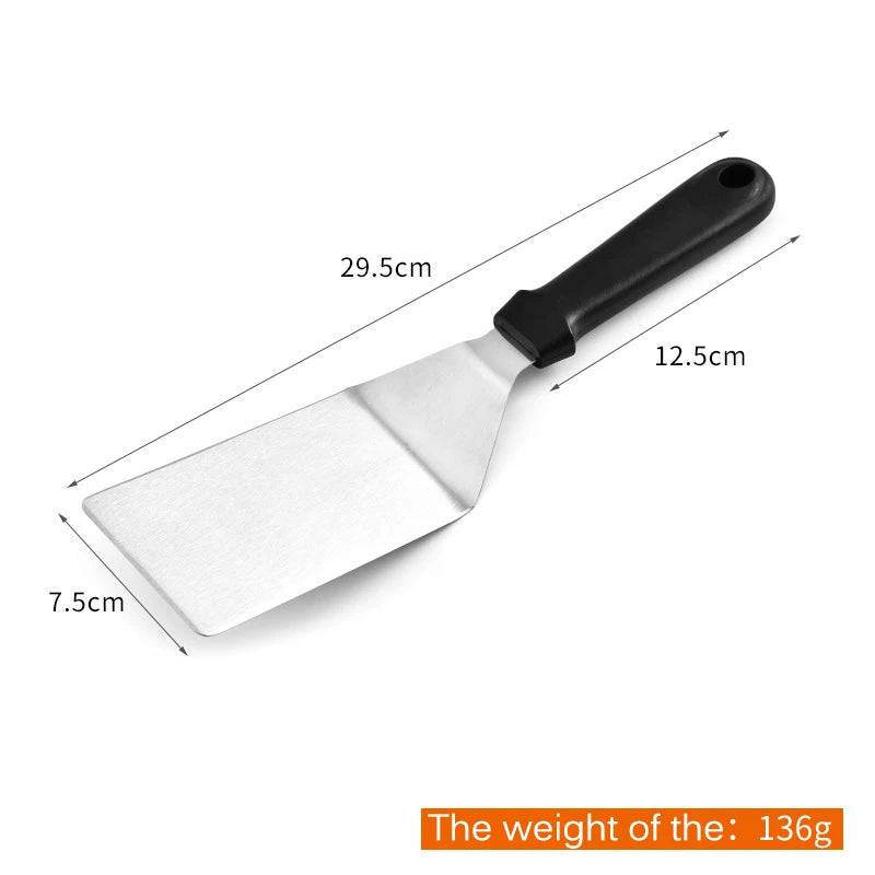 Ultimate Griddle Chef Tool Set – Stainless Steel Grill Spatula & Scraper for Flat Top Cooking