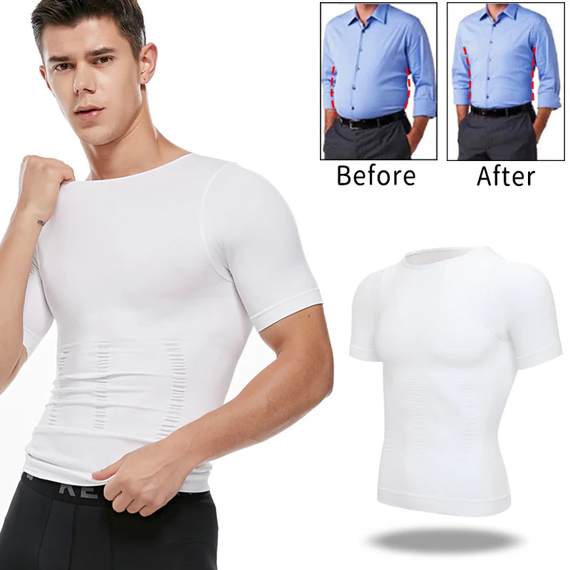 Men's Slimming Waist Trainer & Body Shaper – Belly Control, Posture Corrective Vest, Shapewear Cores t for a Toned Look