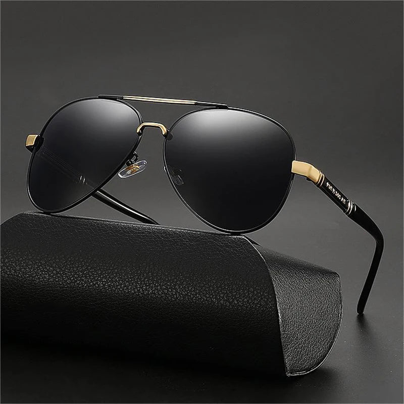 Luxury Photochromic Driving Sunglasses – Polarized UV Protection for Day and Night