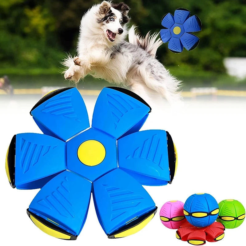 Futuristic Saucer Ball Toy – Interactive Flying Disc for Dogs