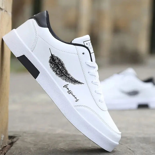 Breathable PU Leather Sneakers