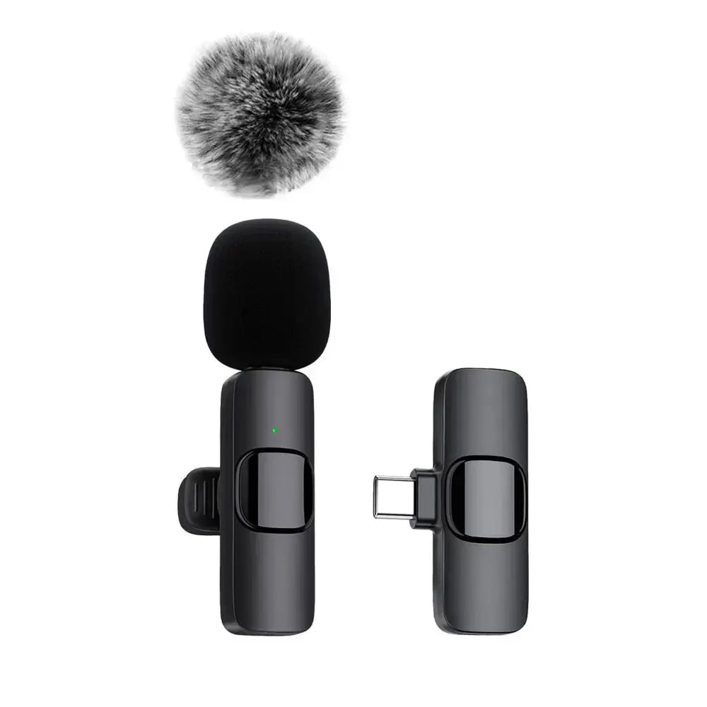 ClipMate Wireless Mini Lavalier Microphone – Audio & Video Recording Mic for Smartphones, Laptops, and Gaming