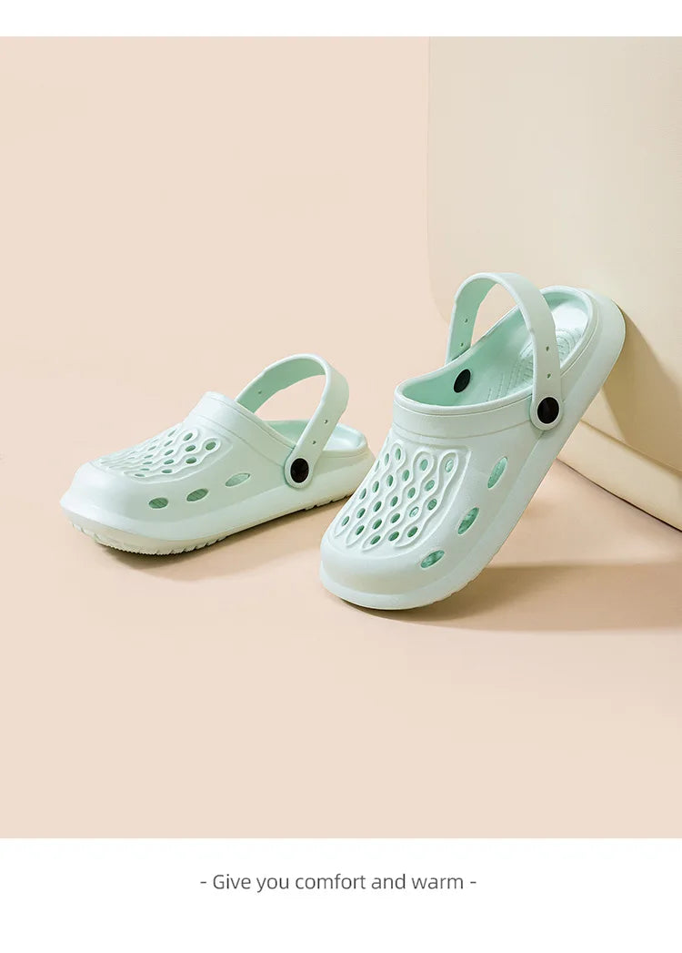 Unisex Solid Color Summer Sandals and Clogs.