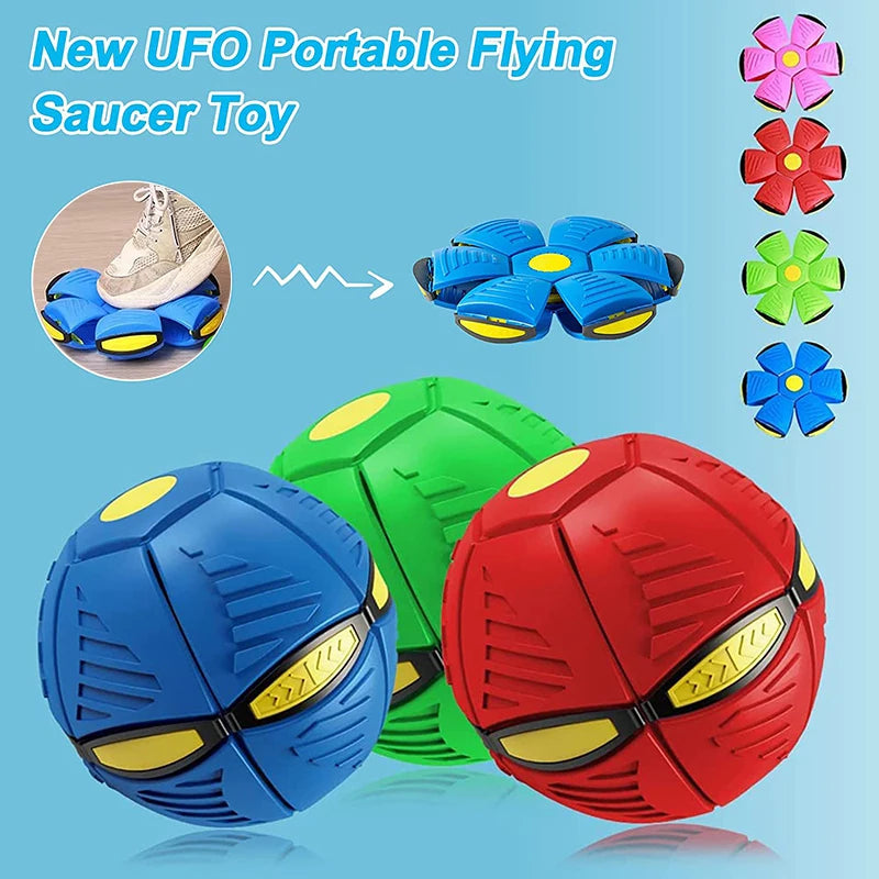 Futuristic Saucer Ball Toy – Interactive Flying Disc for Dogs