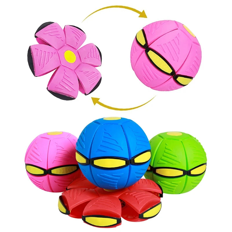 Futuristic Saucer Ball Toy – Interactive Flying Disc for Dogs