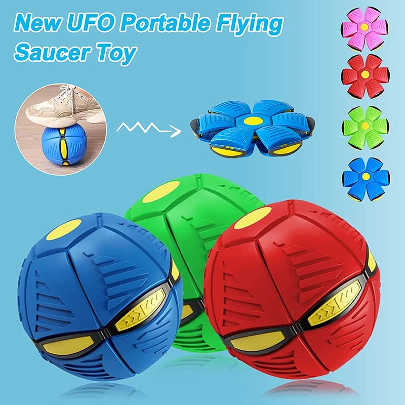 Futuristic Saucer Ball Toy – Interactive Flying Disc for Dogs