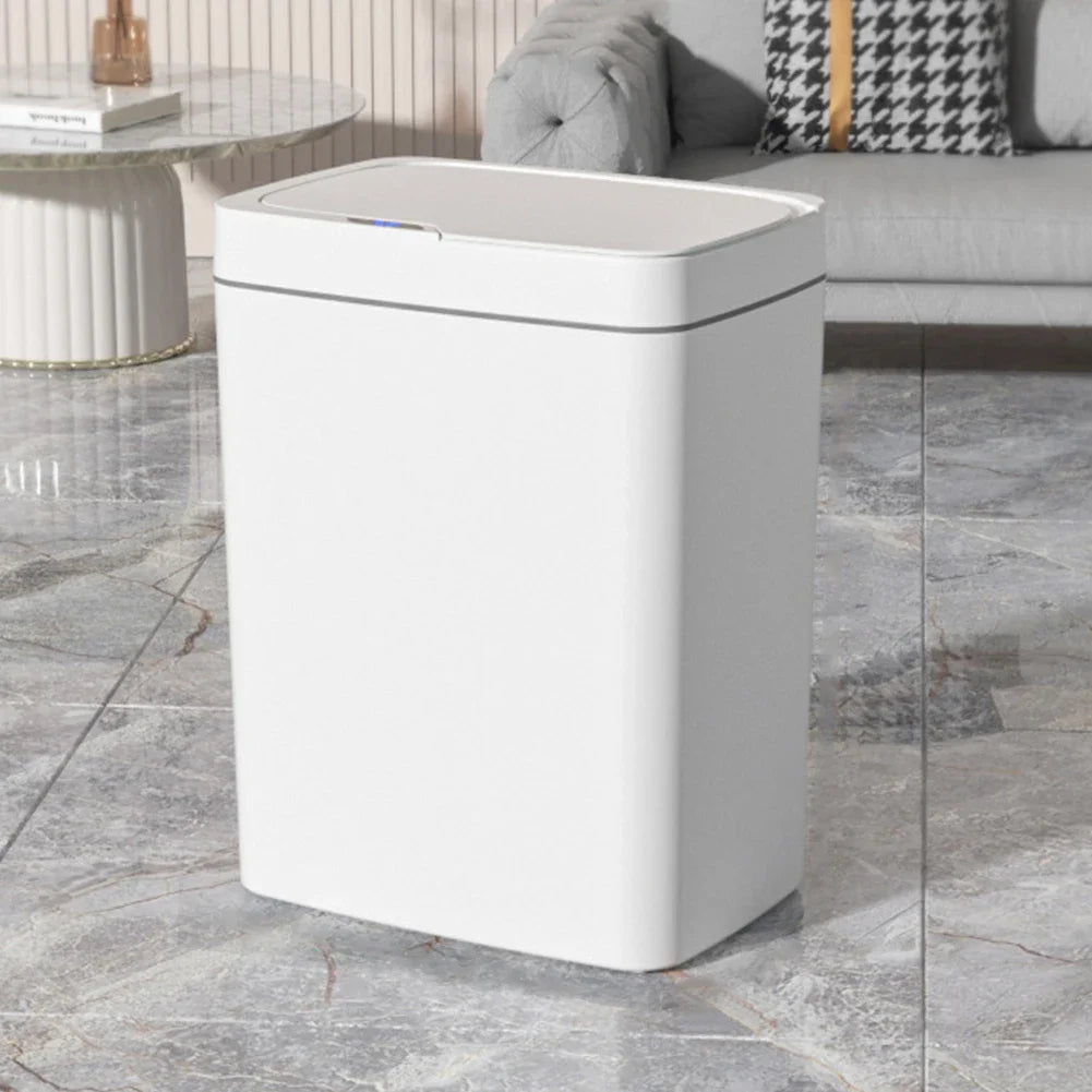 Smart Motion Sensor Trash Bin – 15/18L Touchless Waterproof Garbage Can for Kitchen & Bathroom