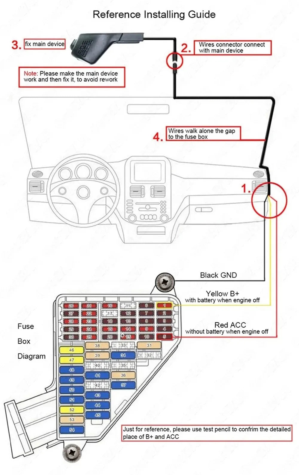 Ultra HD 4K WiFi Car Dash Cam – 2K/1080P Video Recorder with 24-Hour Parking Monitor & App Control