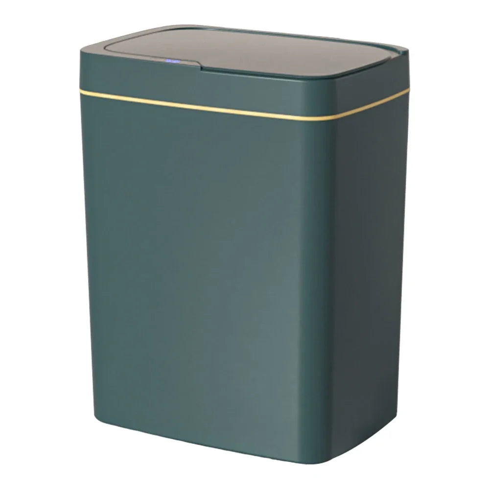 Smart Motion Sensor Trash Bin – 15/18L Touchless Waterproof Garbage Can for Kitchen & Bathroom