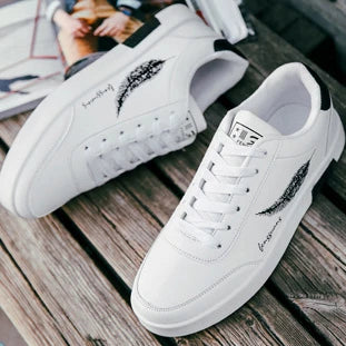 Breathable PU Leather Sneakers