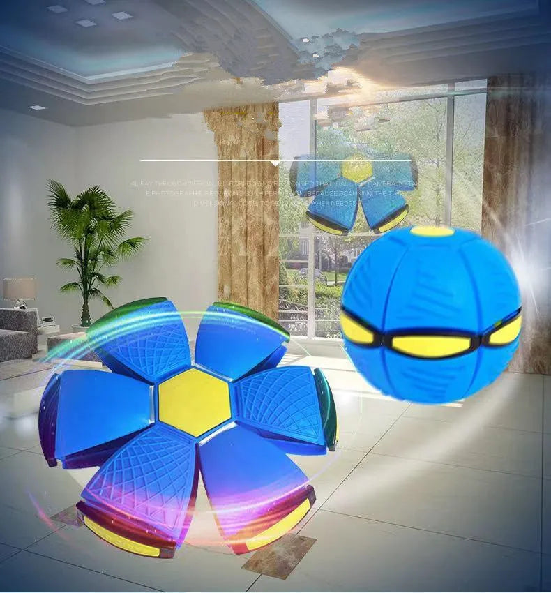 Futuristic Saucer Ball Toy – Interactive Flying Disc for Dogs